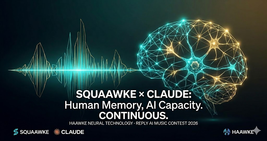 Squaawke × Claude — Human Memory, AI Capacity. Continuous.